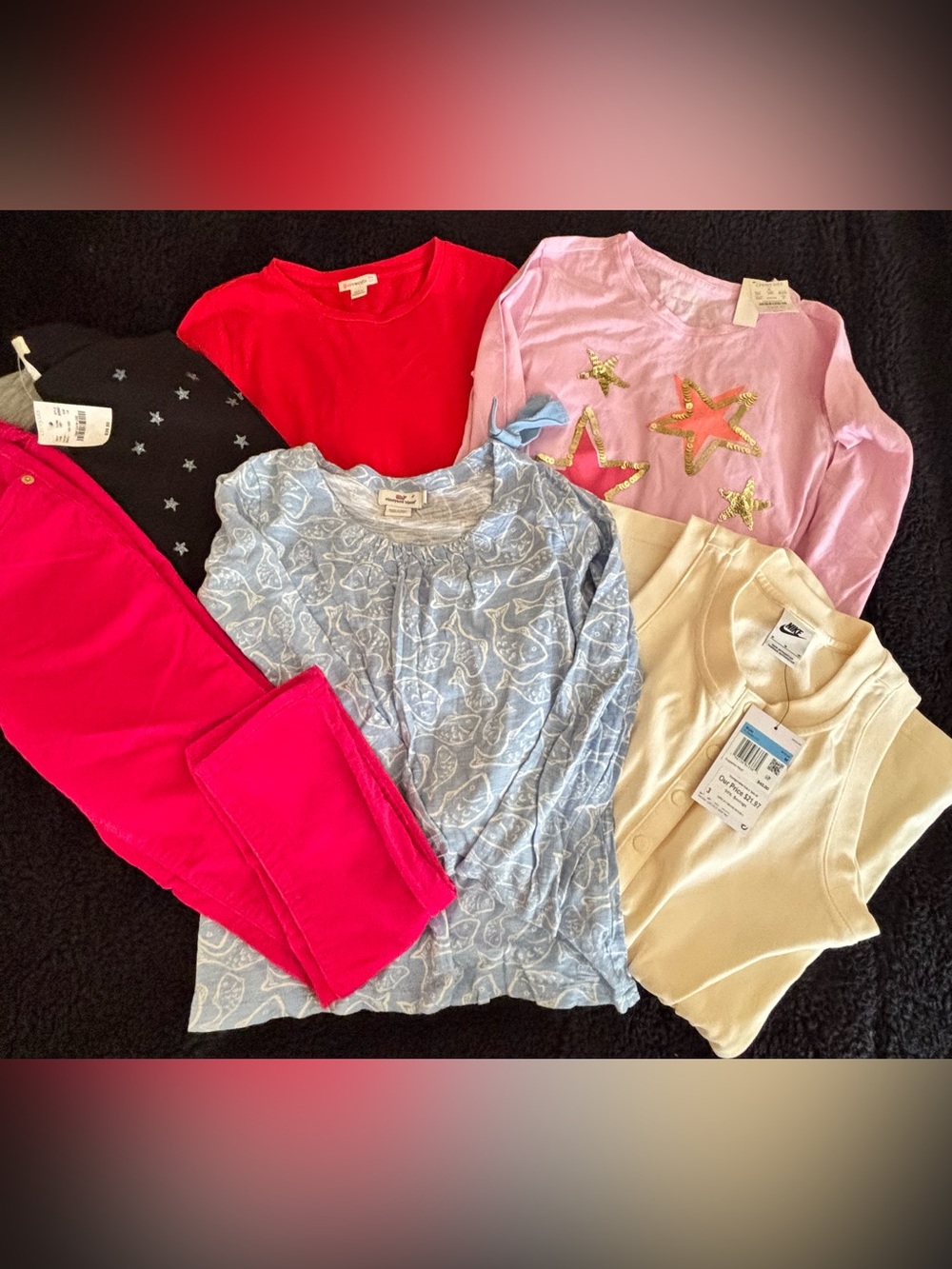 Girls size 12-14 lot - jcrew, Nike , adidas & vineyard vines